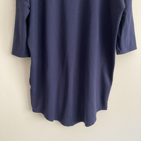 Tuckernuck Pomander Place Navy Sue Sweatshirt Dress Blue Tunic M/L Minimalist - Picture 8 of 9